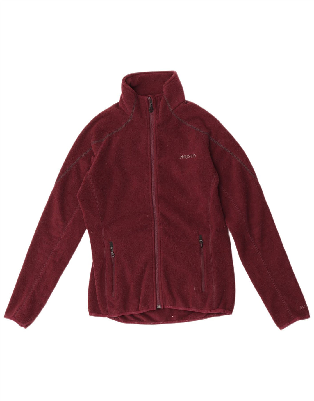 Musto Dame Fleecejakke UK 12 Medium Burgundy Polyester