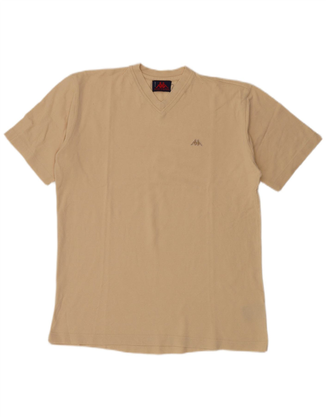 KAPPA Herre T-Shirt Top Stor Beige Bomuld
