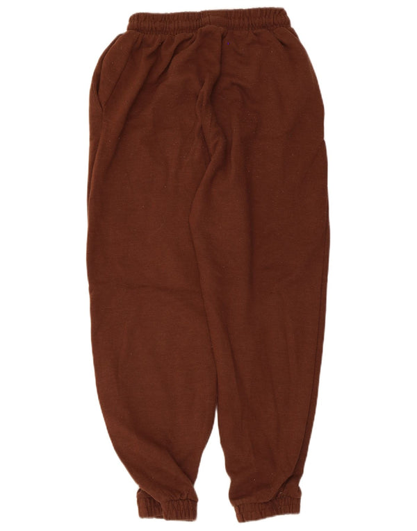Zara Womens Crop træningsdragt Bukser Joggers UK 8 Small Brown