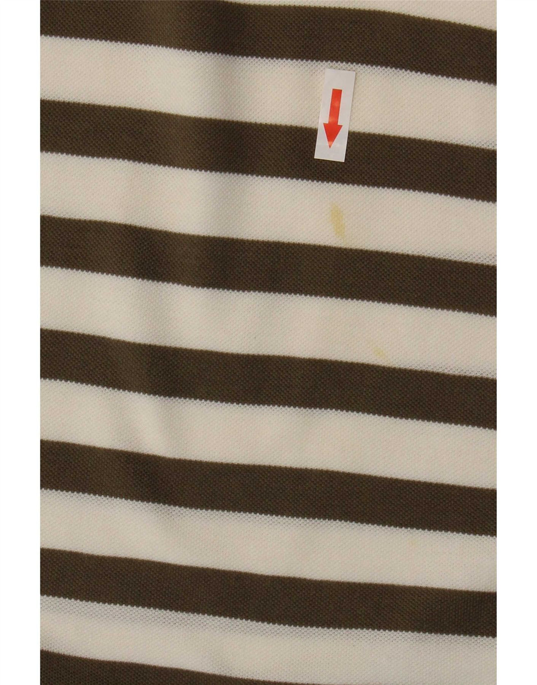 Massimo Dutti herre poloshirt Stor brun stribet bomuld