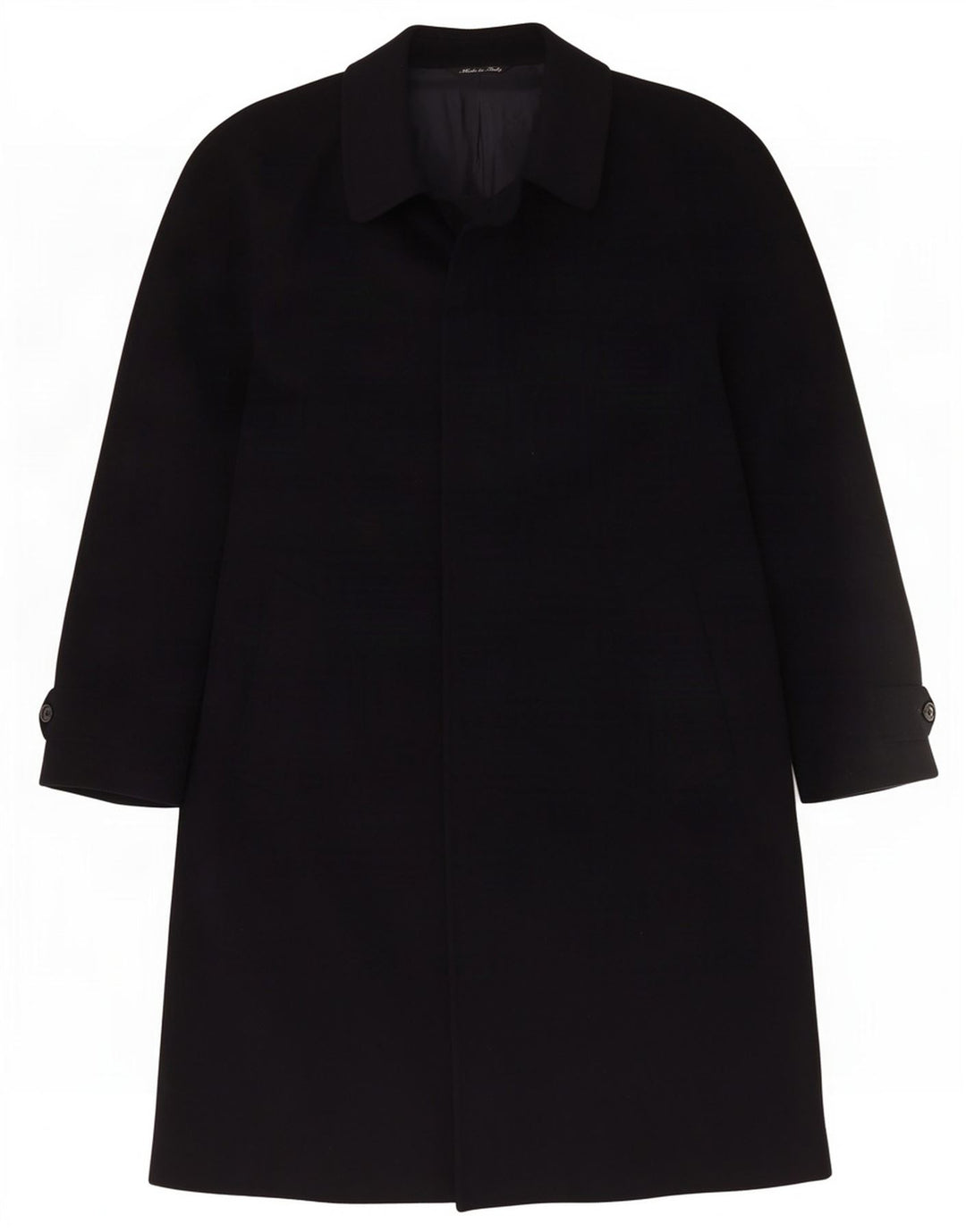 Piccadilly Herre Overfrakke UK 38 Medium Navy Blue Uld
