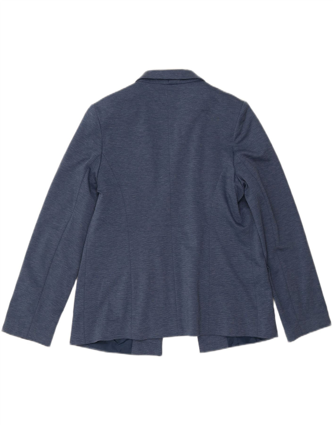 OASIS Womens Open Blazer Jacket UK 16 Large Blue Pinstripe Polyester Vintage Oasis and Second-Hand Oasis from Messina Hembry 