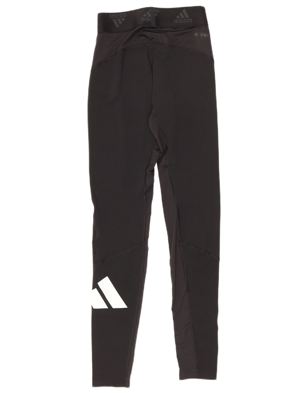 Adidas Graphic Leggings til kvinder UK 10 Small Black Polyester