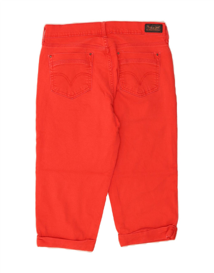 LEVI'S Womens Capri Jeans US 8 Medium W29 L18 Red Cotton Vintage Levi's and Second-Hand Levi's from Messina Hembry 