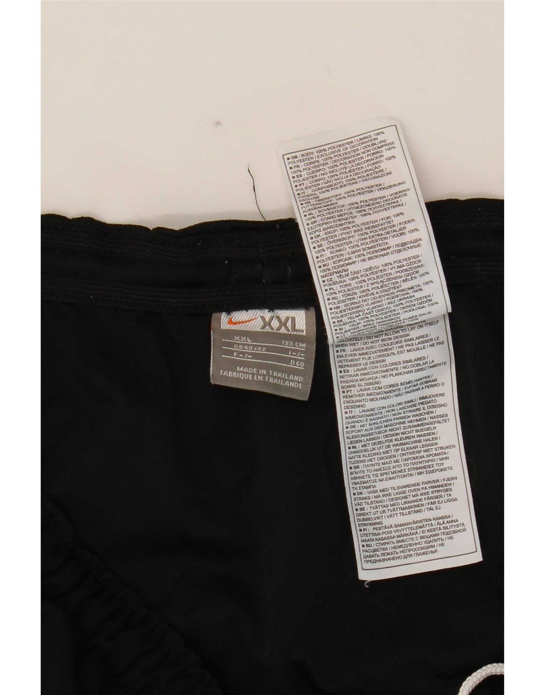Nike sportsshorts til mænd 2XL sort polyester