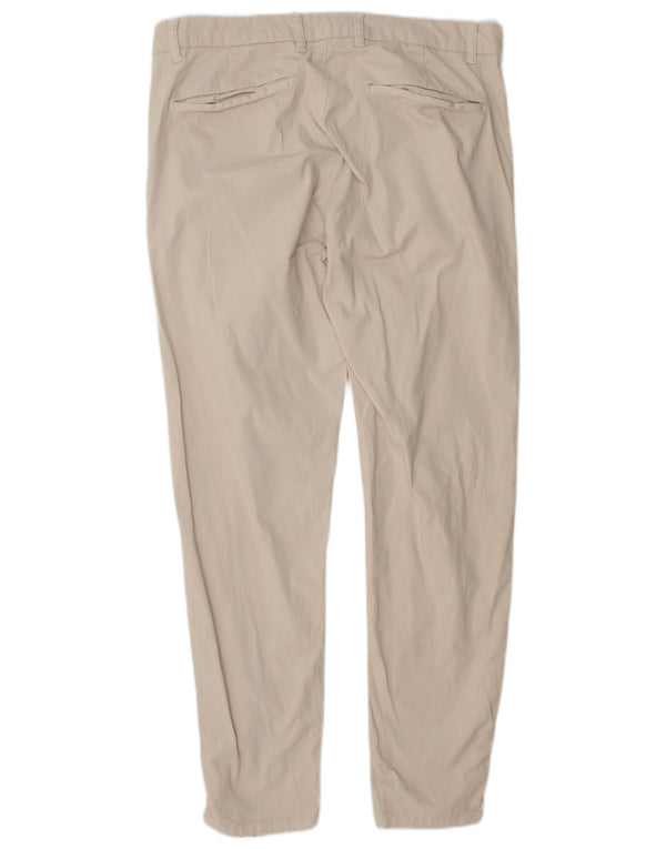 Zara Herre Slim Chino Bukser EU 42 Large W32 L30 Hvid