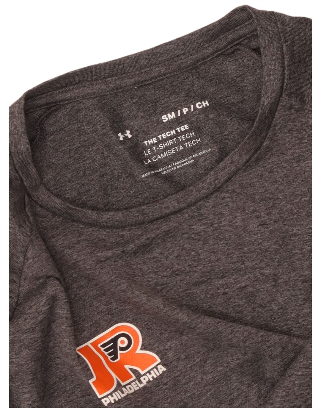 UNDER ARMOUR Herre Philadelphia T-Shirt Top Lille Grå Flecked