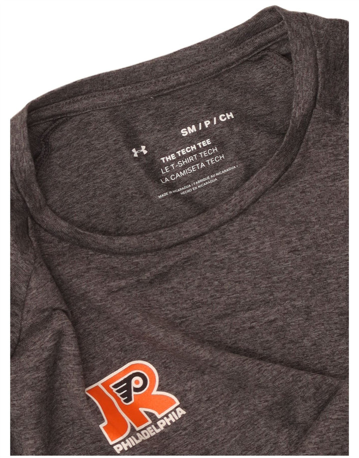 UNDER ARMOUR Herre Philadelphia T-Shirt Top Lille Grå Flecked
