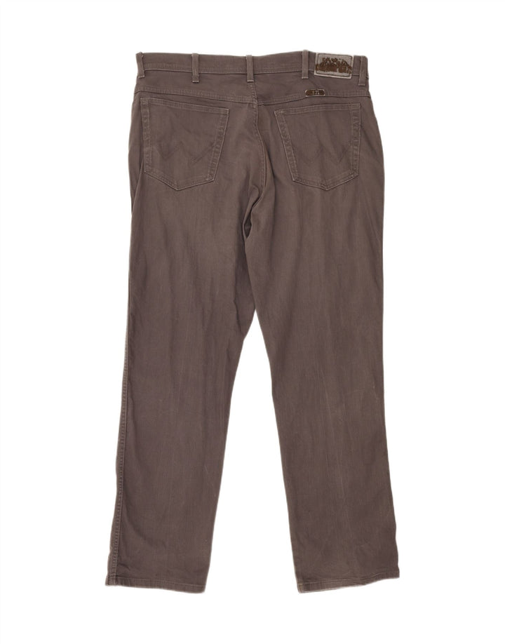 WRANGLER Mens Regular Fit Straight Jeans W38 L32 Grey Cotton Vintage Wrangler and Second-Hand Wrangler from Messina Hembry 