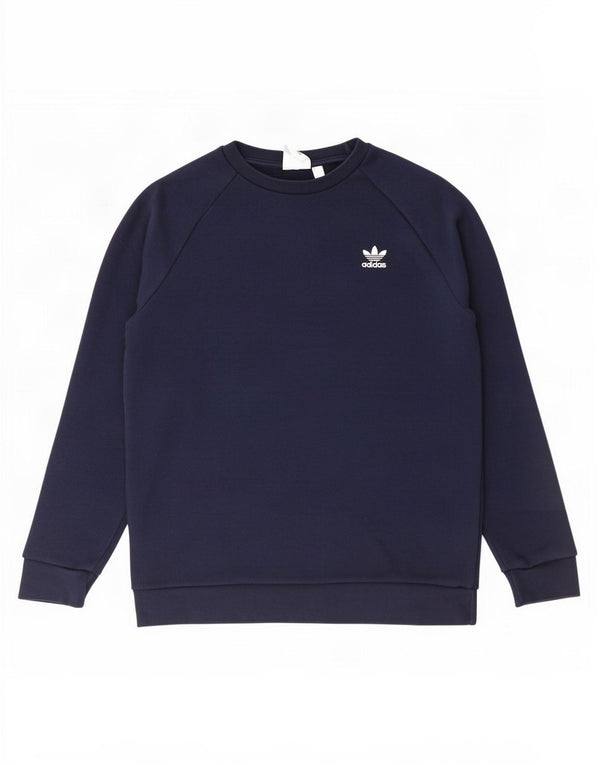 Adidas sweatshirt til mænd Medium marineblå bomuld