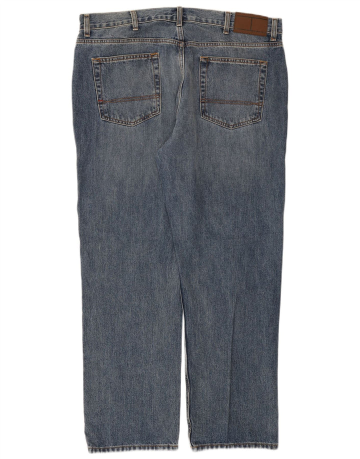 Tommy Hilfiger Straight Jeans til mænd W38 L30 Blå Bomuld