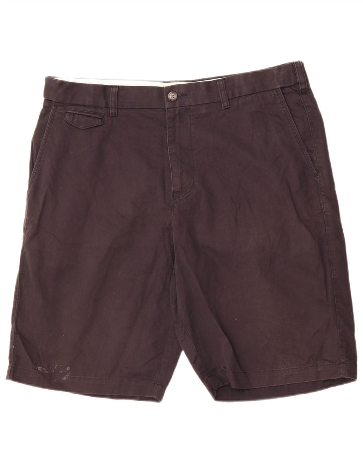 Marks & Spencer Herre Blue Harbor Chino Shorts W36 Large Navy Blue Cotton