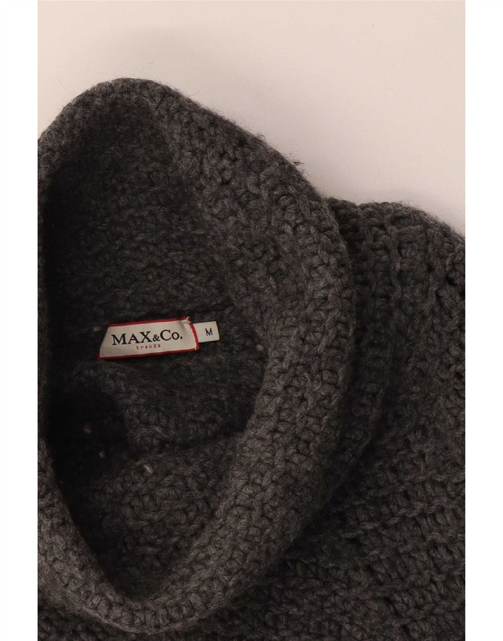 Max & Co. Dame Rullehalstrøje UK 12 Medium Grå