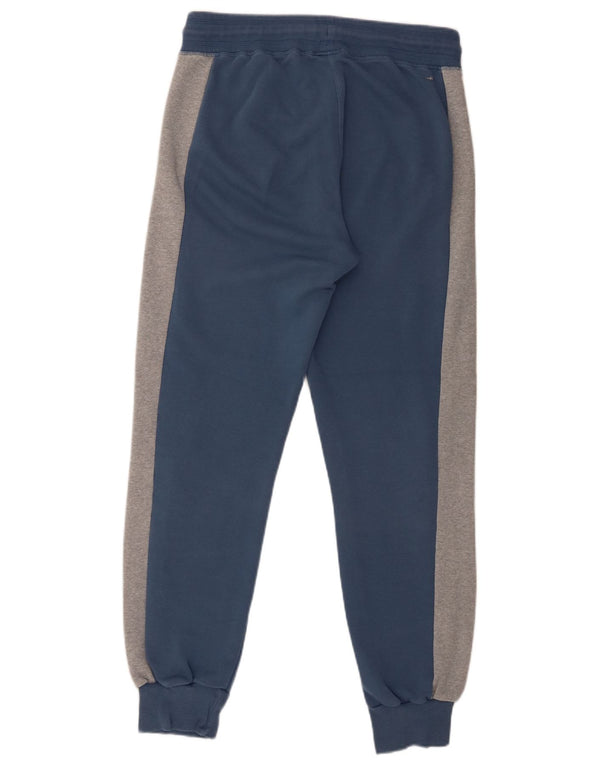 Adidas Womens Tracksuit Trousers Joggers UK 12/14 Medium Blue Colourblock