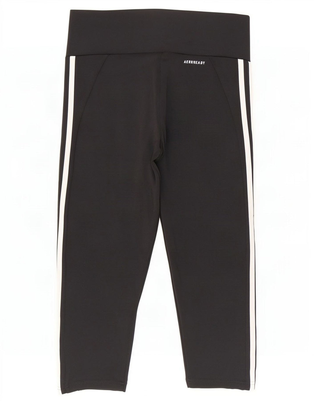 Adidas Dame Aeroready Capri Leggings UK 8/10 Small Black Polyester