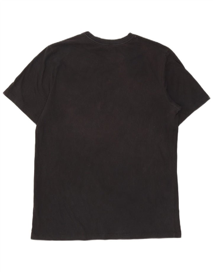 Nike Herre Dri Fit Grafisk T-Shirt Top Stor Sort