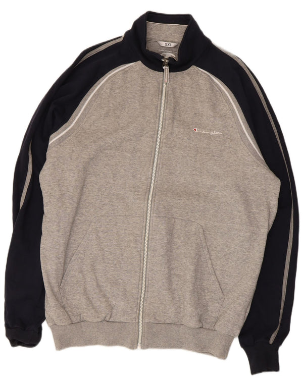 Champion Herre træningsdragt Topjakke 2XL Grå Colourblock Bomuld