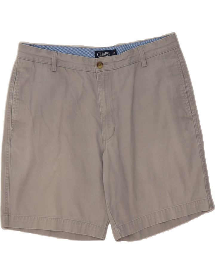 CHAPS Mens Chino Shorts W36 Large Grey Cotton Vintage Chaps and Second-Hand Chaps from Messina Hembry 