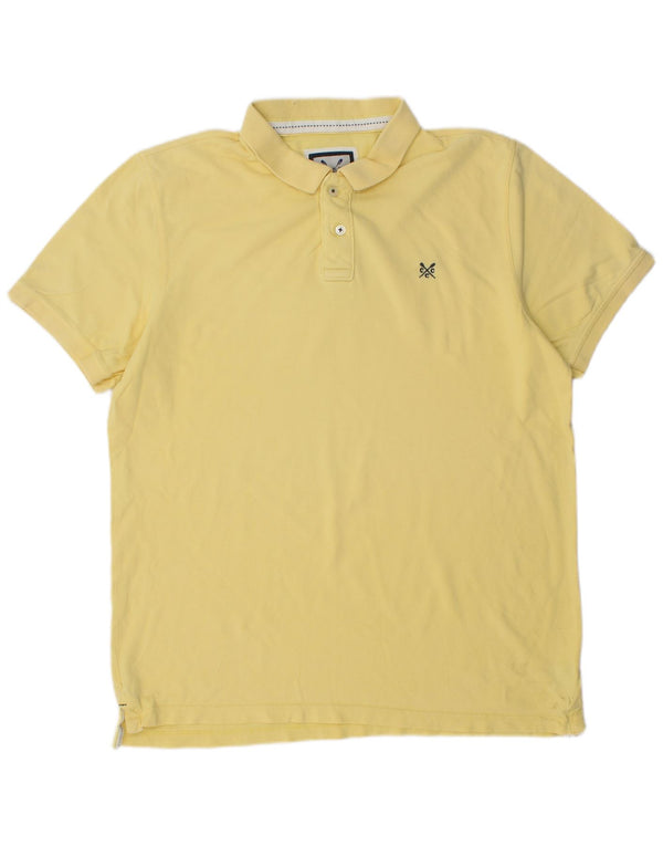 Crew Clothing Herre Polo Shirt XL Gul Bomuld