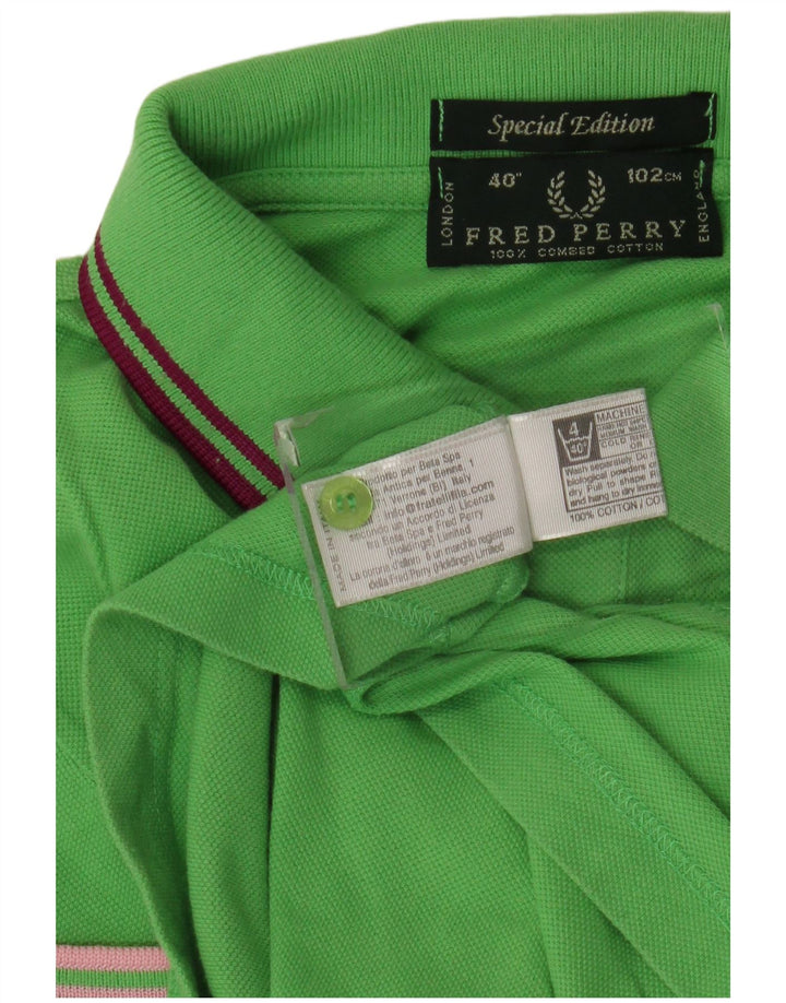 Fred Perry Herre poloskjorte lille grøn bomuld