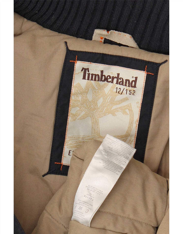 Timberland Boys Military Bomber Jacket 11-12 år Marineblå polyamid
