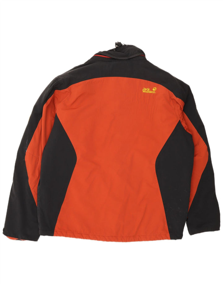 Jack Wolfskin Herre Skijakke UK 40/42 XL Orange Colourblock Polyamid