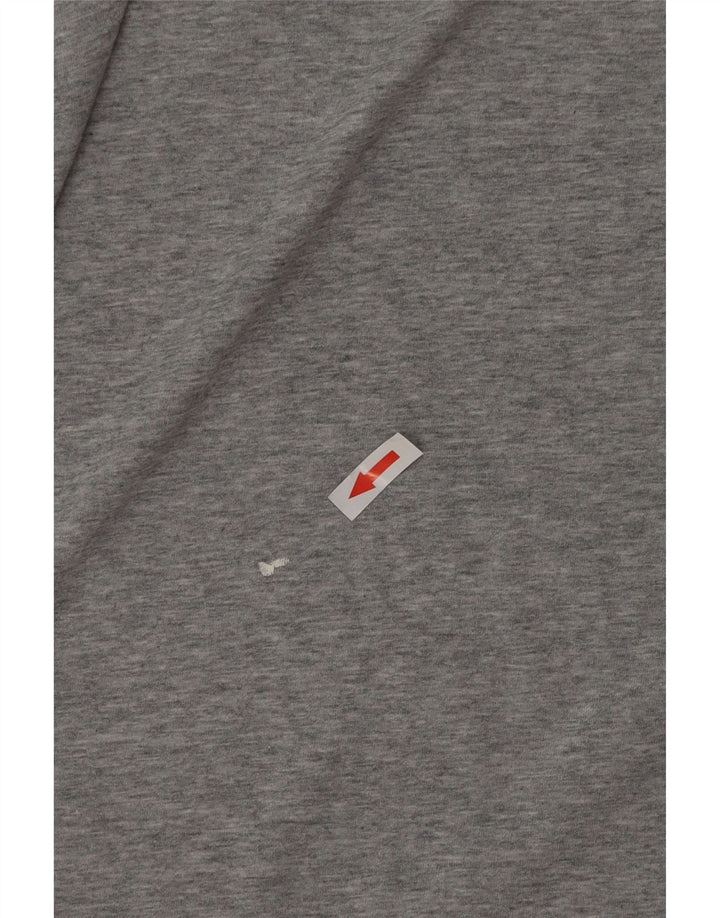 Nike Herre Dri Fit T-shirt Top Stor grå Flecked Bomuld