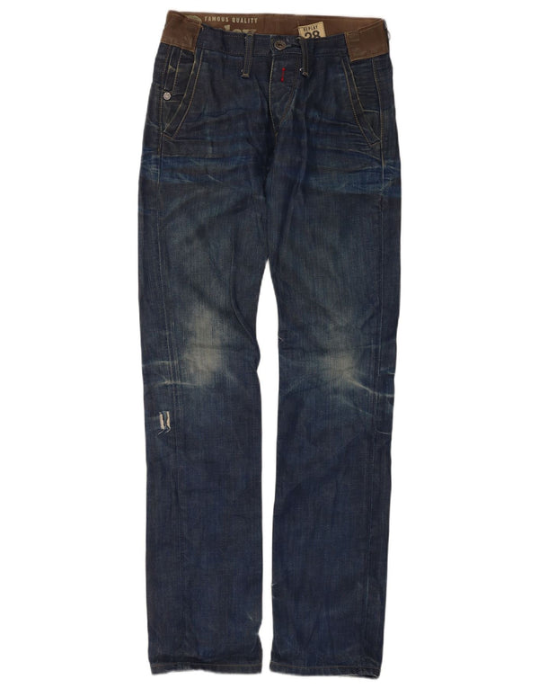 Replay Herre Distressed Slim Jeans W28 L34 Blå Bomuld