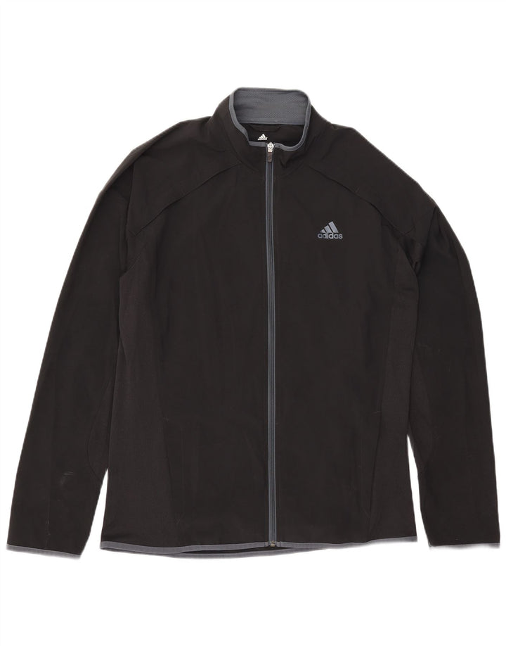 Adidas Herre Climalite Træningsdragt Topjakke Medium Sort Polyester
