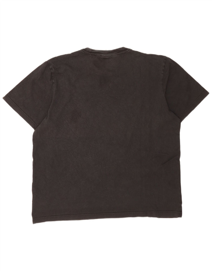 Adidas Herre T-Shirt Top Stor Sort Bomuld