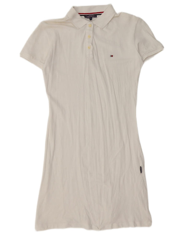 Tommy Hilfiger Dame Polo Dress UK 14 Large White
