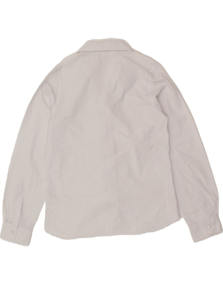 JOHN LEWIS Girls Shirt 11-12 Years White Polyester Vintage John Lewis and Second-Hand John Lewis from Messina Hembry 