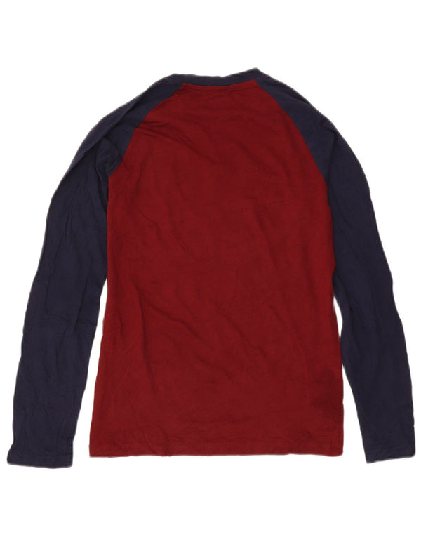 NHL Boys Grafisk Top Langærmet 14-15 År Large Burgundy