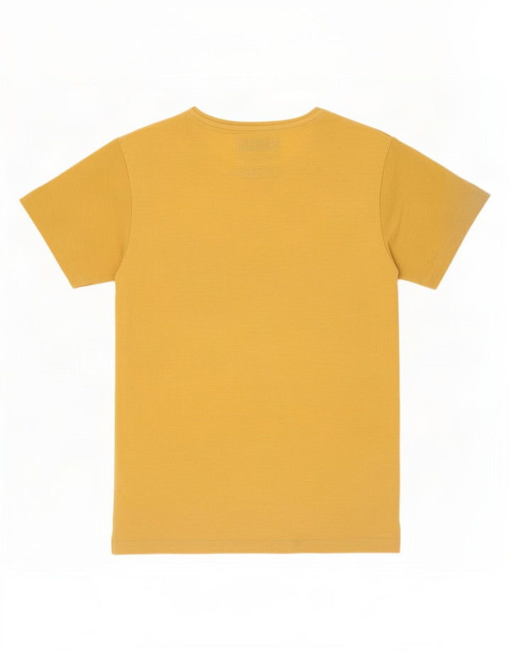 Jack & Jones Herre grafisk T-shirt Top Medium Gul Polyester
