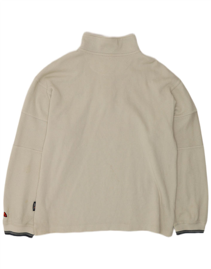 ELLESSE Sweatshirt med lynlås til mænd XL Grå bomuld