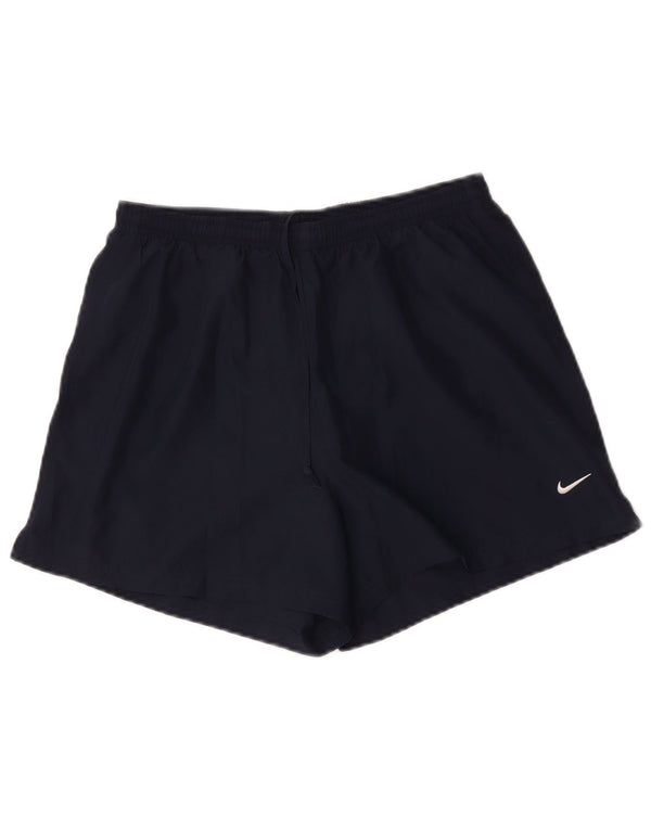 Nike Womens Dri Fit Sport Shorts UK 12 Medium  Navy Blue