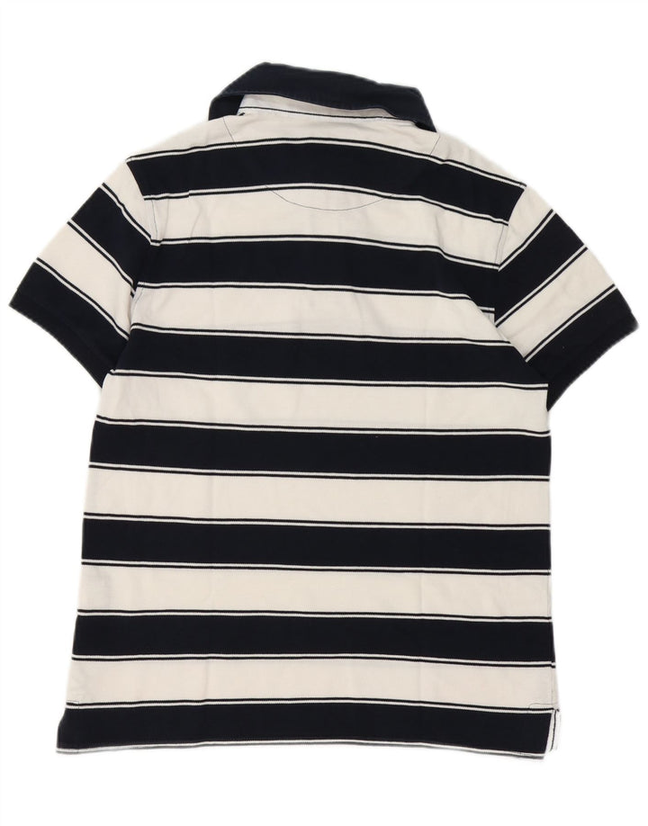 Slam herre polo shirt lille hvid stribet bomuld