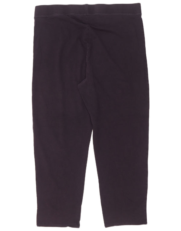 Marks & Spencer Dame Leggings UK 22 3XL Marineblå Bomuld