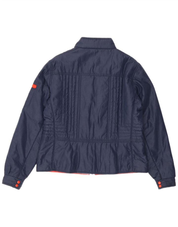 Trissi Dame Polstret Jakke UK 14 Medium Navy Blue