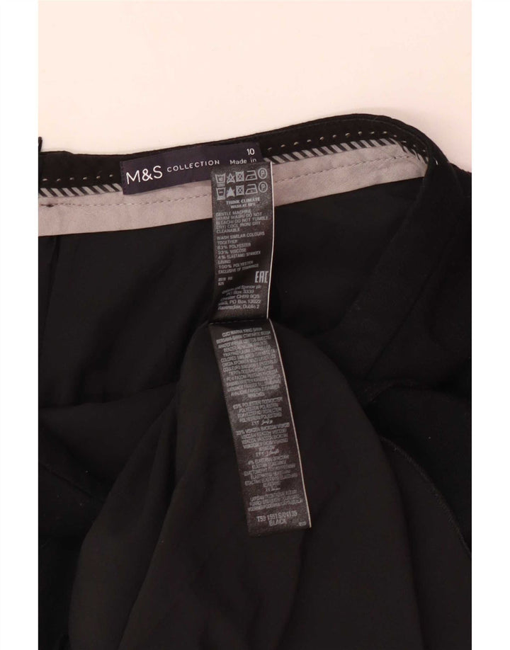 Marks & Spencer Pencil Nederdel til kvinder UK 10 Small W26 Black Polyester