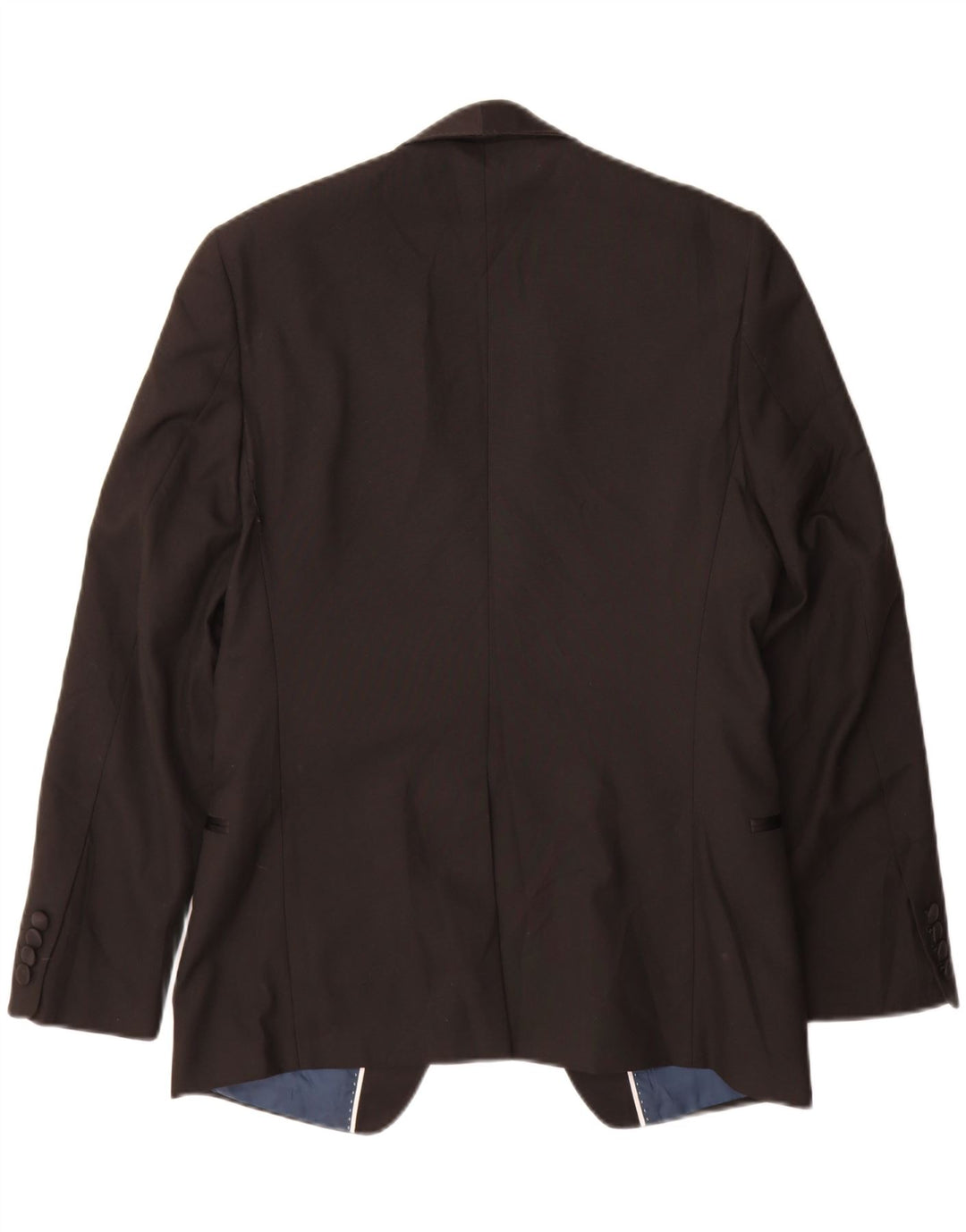 Marks & Spencer Herre 1-knap blazerjakke UK 38 Medium Sort Polyester