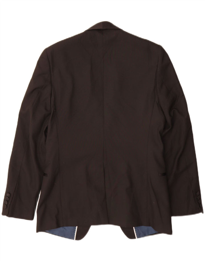 Marks & Spencer Herre 1-knap blazerjakke UK 38 Medium Sort Polyester