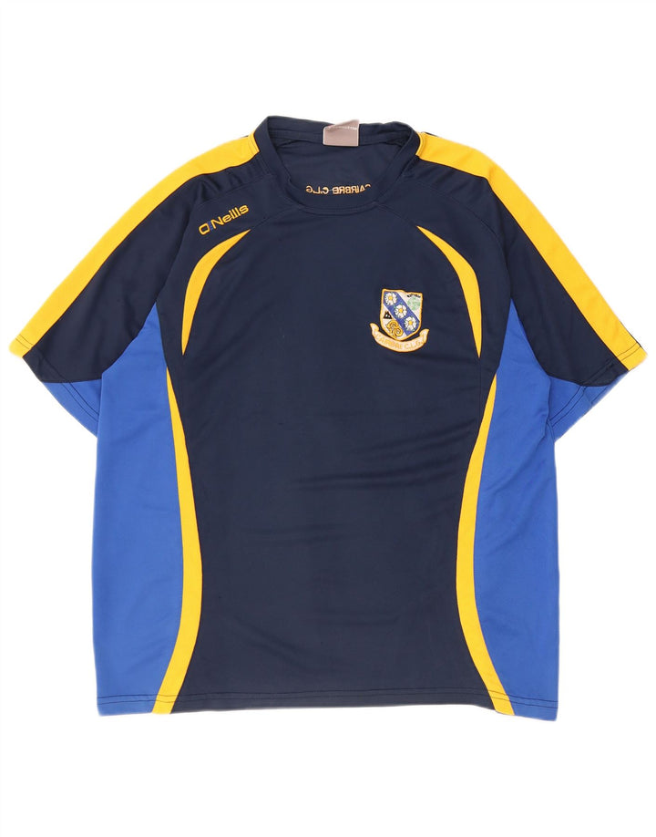 O'Neills Herre grafisk T-shirt Top Medium Marineblå Colourblock Polyester