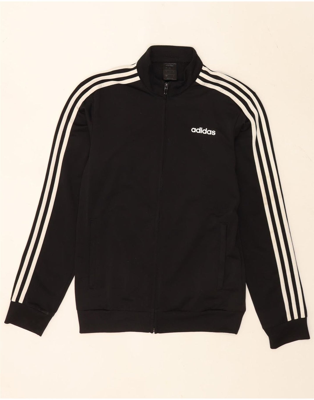 Adidas Træningsdragt til mænd, topjakke, lille sort polyester