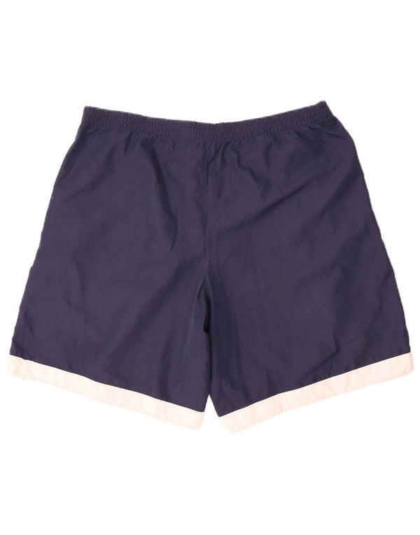 Fila Herre Chino Shorts Large W36 Navy Blue Colourblock Polyester