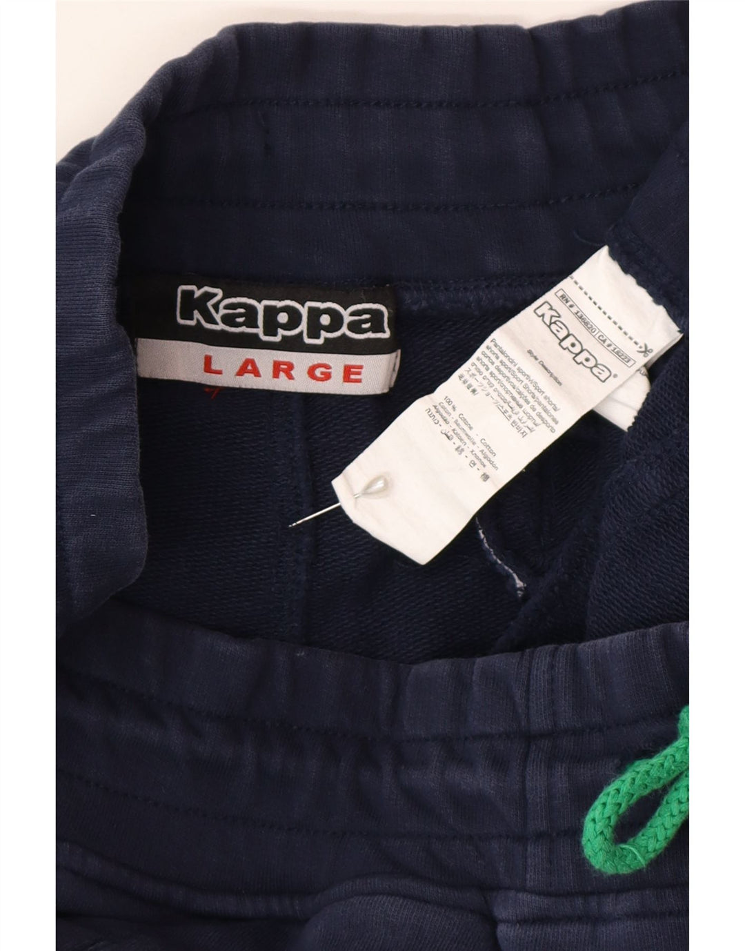 Kappa Herre grafiske sportsshorts store marineblå bomuld