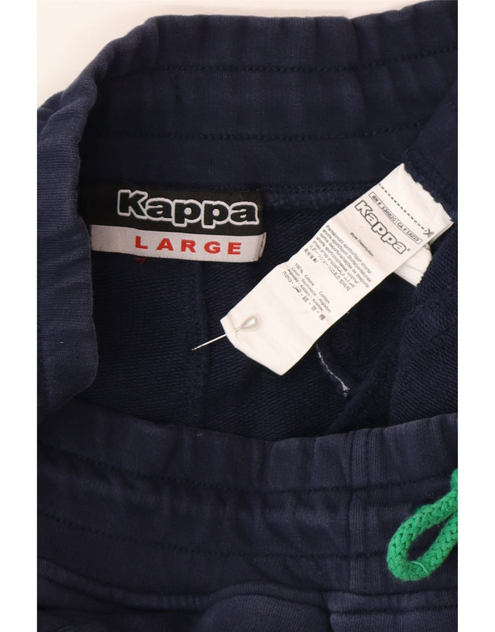 Kappa Herre grafiske sportsshorts store marineblå bomuld