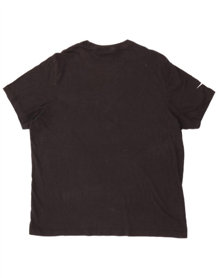 NIKE T-shirt top til mænd 2XL sort bomuld