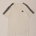 Adidas Herre T-Shirt Top Lille Hvid Bomuld
