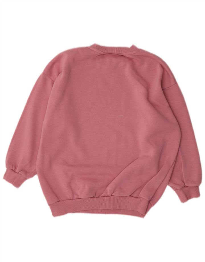 NIKE piger grafisk sweatshirt sweater 8-9 år lille pink bomuld